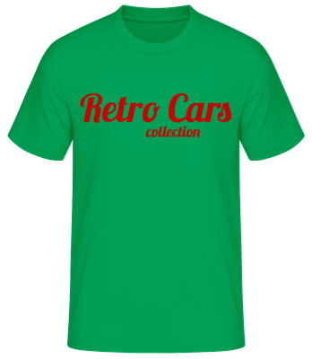Retro Cars Collection - T-shirt homme B&C - Vert irlandais - Devant
