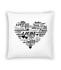 Herz Voller Wörter · Kissen