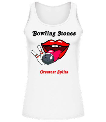 Bowling Stones - Débardeur Femme - Blanc - Devant