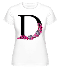 Fleurs Initiale D ·  T-shirt Shirtinator femme