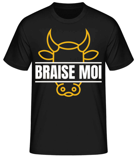 Aperçu: Braise Moi - T-shirt standard Homme - Noir - Devant