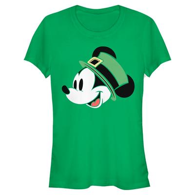 Disney - Mickey Mouse - Mickey Micky Irish - Women's T-Shirt - Kelly green - Front