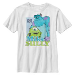Pixar - Monster - Mike & Sulley Mike n Sully Work - Kinder T-Shirt