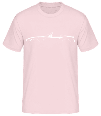 'BMW Z4 (E85)' Silhouette - Pánske basic tričko - Ružová - Predné