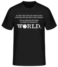 Change The World - Men's Basic T-Shirt - Black - Front