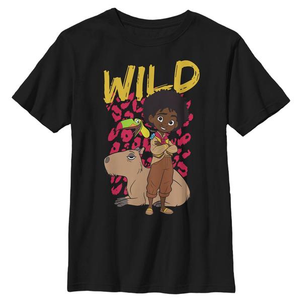 Aperçu: Disney - Encanto - Antonio Wild Child - Enfant T-shirt - Noir - Devant
