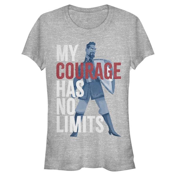 Aperçu: Disney - La Reine des neiges - Matthias Courage Stack - Femme T-shirt - Gris chiné - Devant