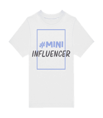 Mini Influencer - Pánske tričko B&C - Biela - Predné