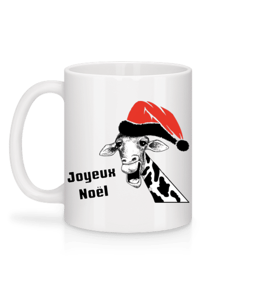 Aperçu: Joyeux Noël - Mug en céramique blanc - Blanc - Derrière