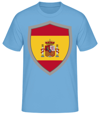 Spain - Camiseta para hombre B&C - Azul claro - delante