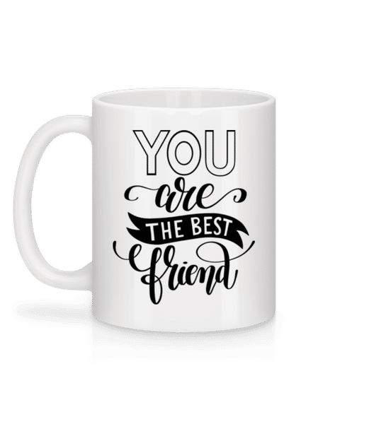 Aperçu: You Are The Best Friend - Mug en céramique blanc - Blanc - Derrière