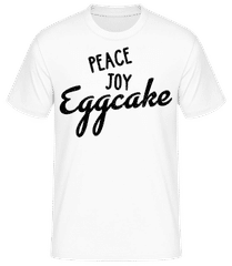 Peace Joy Eggcake · Männer T-Shirt B&C