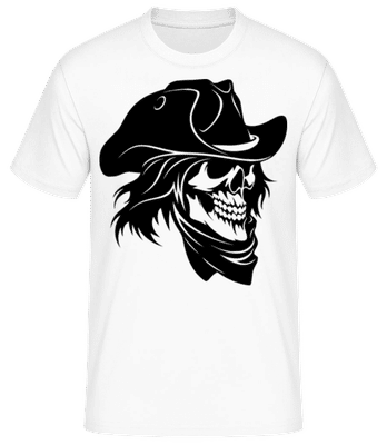 Pirate Skull - Männer Basic T-Shirt - Weiß - Vorne