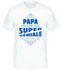 Papa D'une Fille Géniale · T-shirt standard Homme