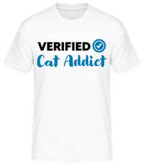 Verified Cat Addict · Männer Basic T-Shirt