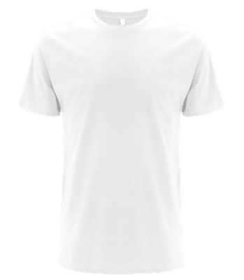 Männer Bio T-Shirt EarthPositive - Weiß - Vorne