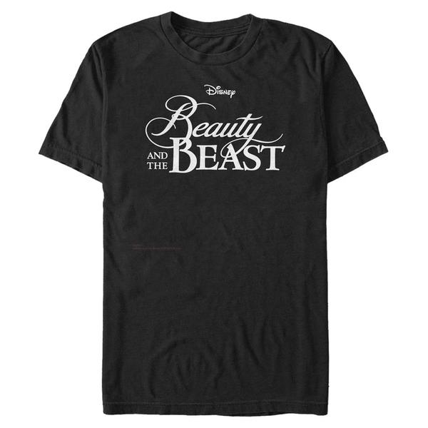 Aperçu: Disney - La Belle et la Bête - Logo Beauty Classic - Homme T-shirt - Noir - Devant