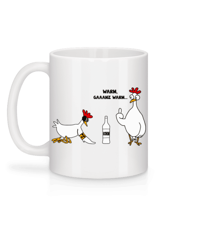 Vorschau: Ein Blindes Huhn - Tasse - Weiß - Hinten