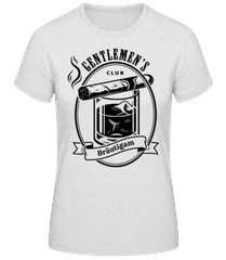 Gentlemen's Club Bräutigam Schwarz · Frauen T-Shirt B&C