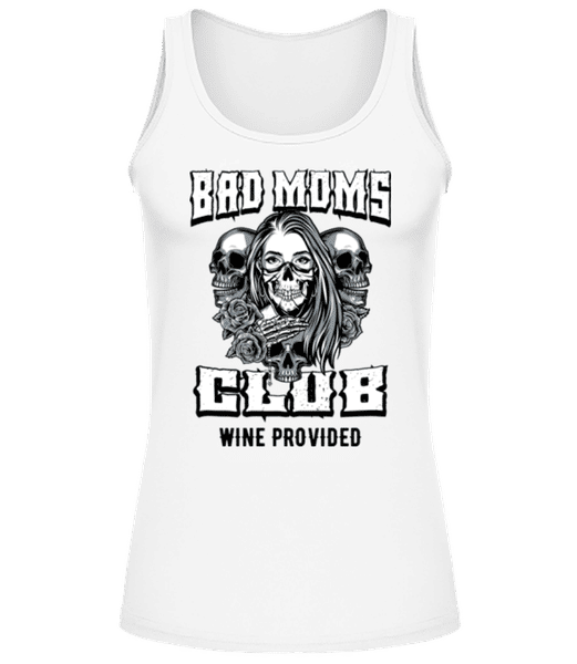 Aperçu: Bad Moms Club - Débardeur Femme - Blanc - Devant