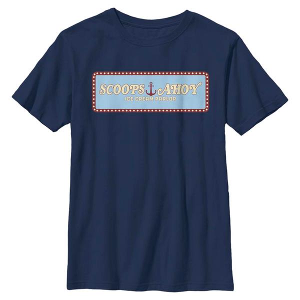 Netflix - Stranger Things - Logo Scoops Ahoy Panel - Enfant T-shirt