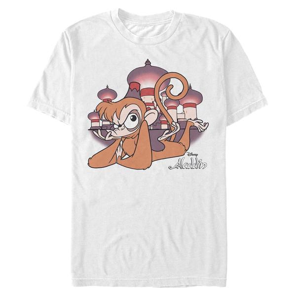 Aperçu: Disney - Aladin - Abu ABU Comp - Homme T-shirt - Blanc - Devant