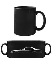 'Mercedes-Benz SL Hard. R129' Silhouette · Black Mug