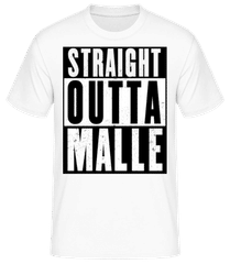 Straight Outta Malle Black · Männer T-Shirt B&C