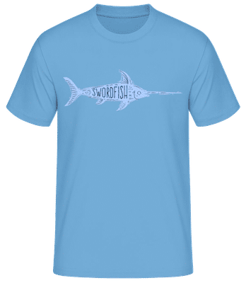 Swordfish - Pánske basic tričko - Svetlo modrá - Predné