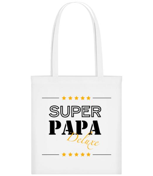 Aperçu: Super Papa Deluxe - Tote Bag - Blanc - Devant