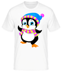 Penguin With Scarf · Men's B&C T-Shirt