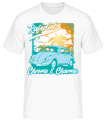 Oldtimer 'VW' Geburtstag - Männer T-Shirt B&C - Weiß - Vorne