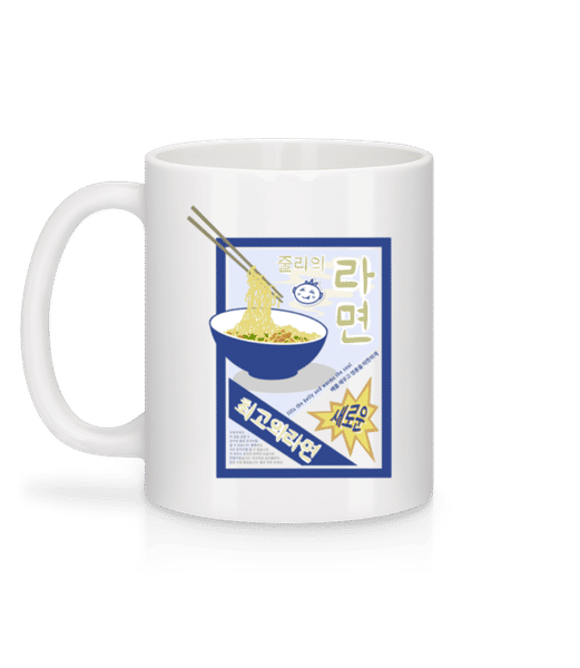 Aperçu: Ramen Noodles - Mug en céramique blanc - Blanc - Derrière