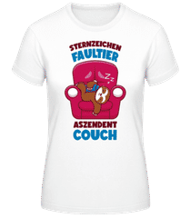 Sternzeichen Faultier · Frauen Basic T-Shirt