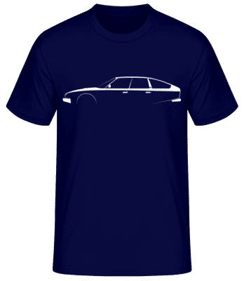 'Citroen CX' Silhouette - Men's Basic T-Shirt - Navy - Front