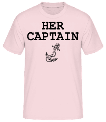 Her Captain - Men's Basic T-Shirt - Pink - Front