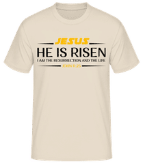 Jesus Is Risen · Pánske basic tričko