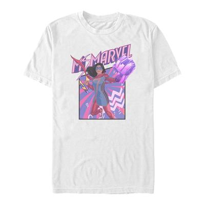 Marvel - Ms. Marvel - Ms. Marvel Fist Panel - Men's T-Shirt - White - Front