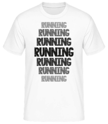 Running Motivation - Männer Basic T-Shirt - Weiß - Vorne