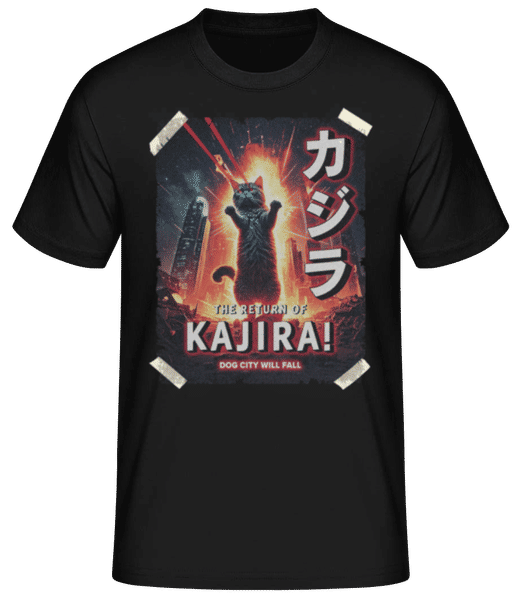 Aperçu: Catzilla The Return Of Kajira - T-shirt standard Homme - Noir - Devant
