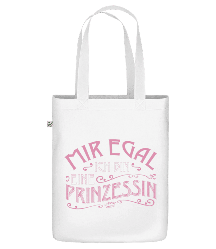 Vorschau: Ich Bin Eine Prinzessin - Bio Tasche - Weiß - Vorne