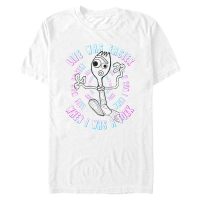 Pixar - Toy Story - Forky Stay Weird - Men's T-Shirt - White - Front