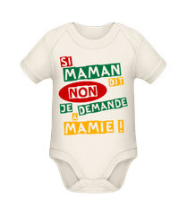Je Demande À Mamie · Body manches courtes bio