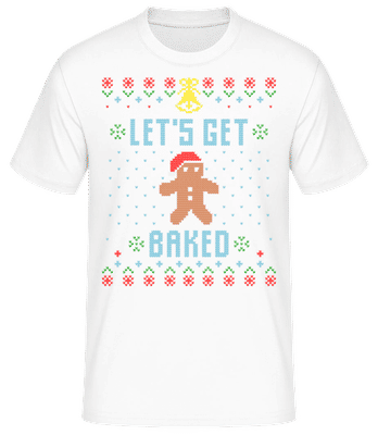Lets Get Baked - T-shirt standard Homme - Blanc - Devant