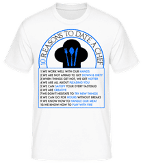 10 Reasons To Date A Chef · Men's B&C T-Shirt
