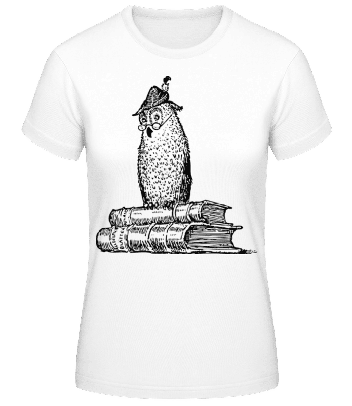 Aperçu: Chouette Enseignant - T-shirt femme B&C - Blanc - Devant