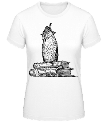 Chouette Enseignant - T-shirt femme B&C - Blanc - Devant