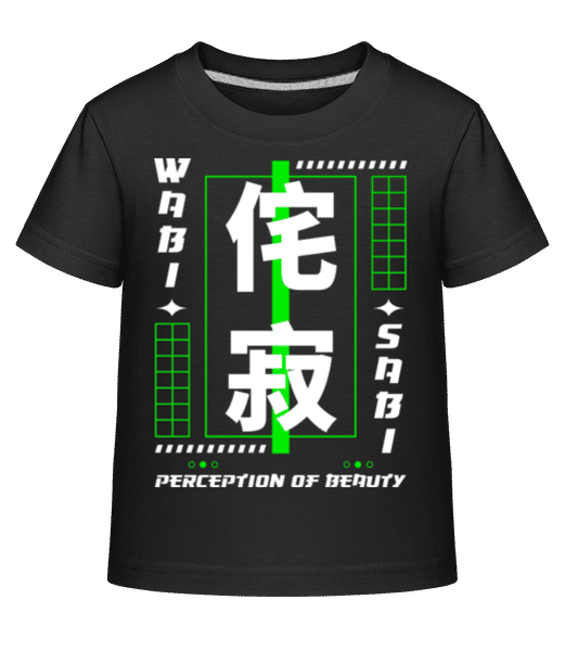 Aperçu: Wabi Sabi - T-shirt shirtinator Enfant - Noir - Devant