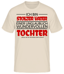 Stolzer Vater Einer Tochter · Männer Basic T-Shirt