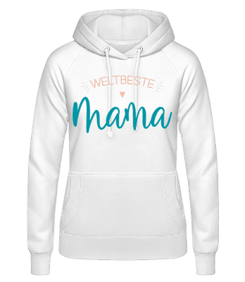 Weltbeste Mama - Frauen Hoodie - Weiß - Vorne